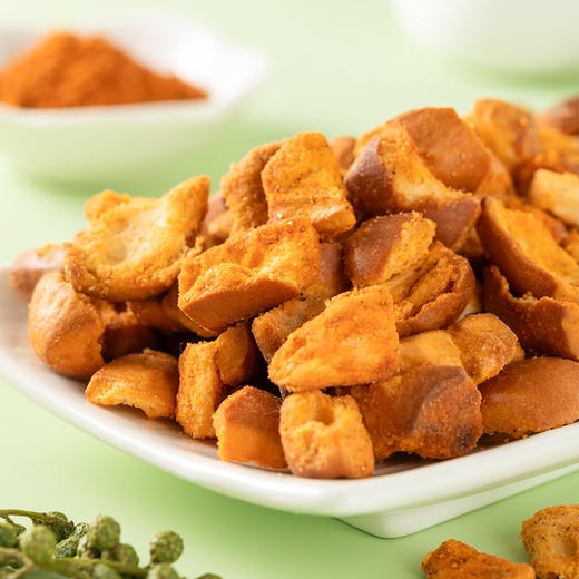 【鲜萃椒麻味碱水面包丁320g】 约20包 非油炸 酥脆可口 港荣焕新季49.9任选4件 商品图1