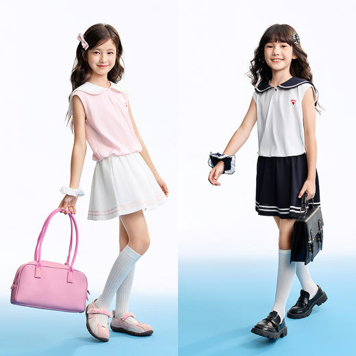 女童套装夏季新款安奈儿童装EG622667 商品图3