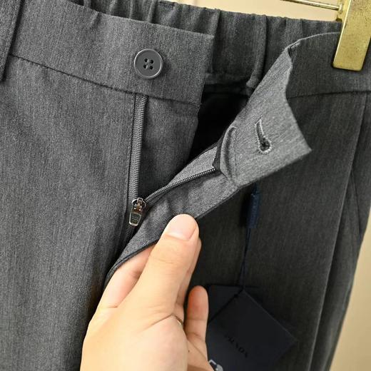 F031843春季新品男士垂感宽松低奢简约休闲直筒西裤 商品图14