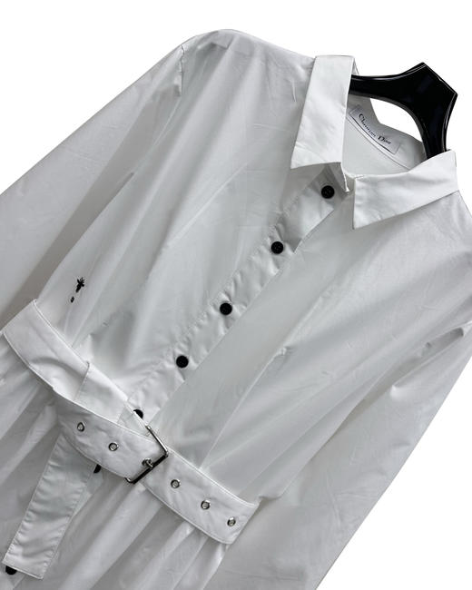 女款全棉腰带衬衫裙ba010 商品图2