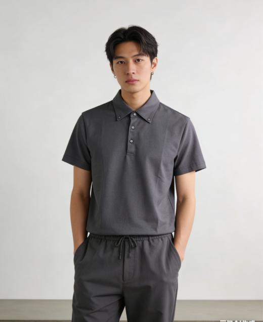G2000男装SS26商场新款【凉感】舒适短袖POLO衫61141158 商品图0