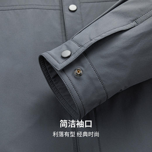 圣得西男士休闲商务夹克2025秋新款通勤百搭长袖外套 商品图7