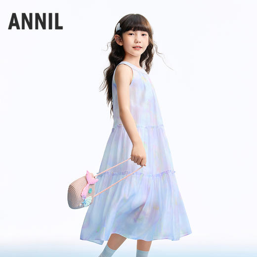 女童无袖连衣裙夏季新款安奈儿童装EG623551 商品图2