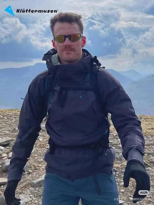 F0318124巨人岛户外运动斜向主拉链立体剪裁硬壳冲锋衣男款 商品图14