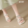 ZHR则则水钻运动凉鞋女厚底魔术贴沙滩凉鞋外出夏季百搭休闲凉鞋 商品缩略图4