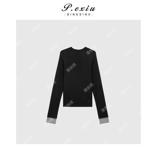 03-4潘依绣丁丁宠粉天-丝-羊-毛-针织长袖Q63374 商品图1