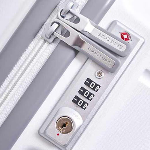 新秀丽（Samsonite）拉杆箱万向轮行李箱PP材质20寸耐磨轻盈高回弹 I72 商品图5