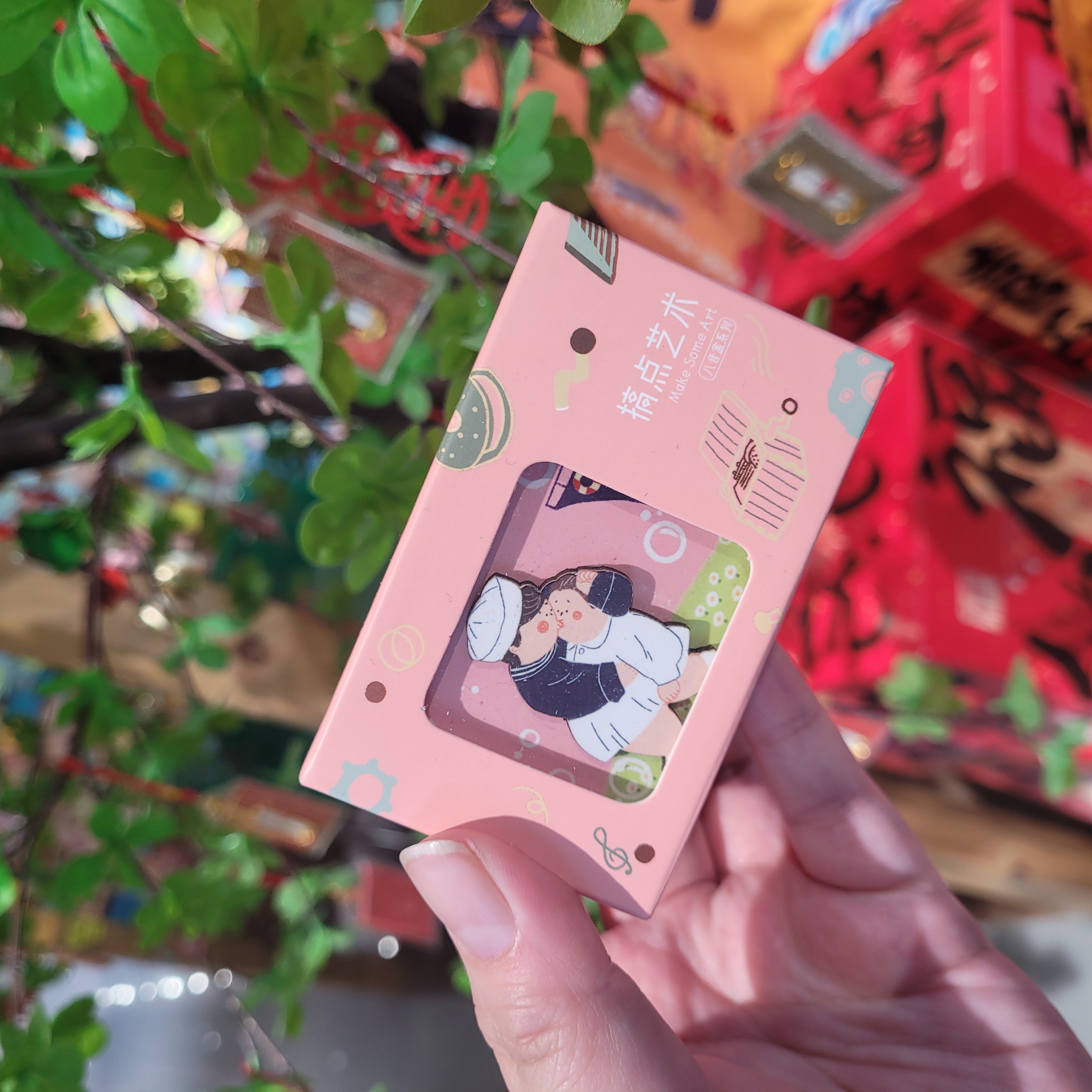 木质音乐盒创意手摇经典哈利彩绘雕刻圣诞节日生日情侣八音盒礼物