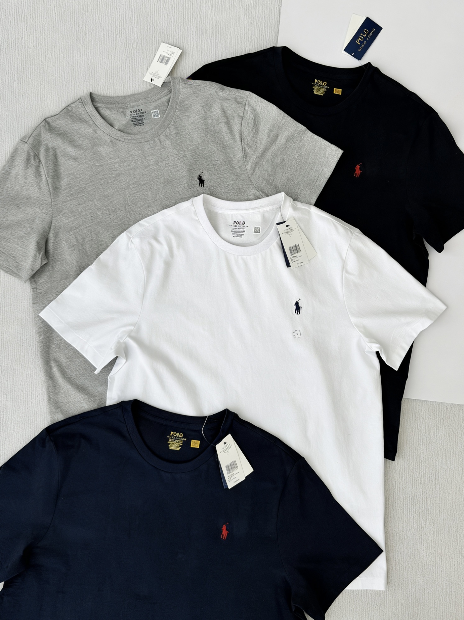 周雨彤，肖战同款！ 4色！Ralph Lauren 经典小马标圆领T恤｜永不过时的美式休闲短袖