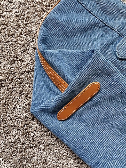 THS-无 RL马球家  春季出行搭子 在售款牛仔托特包 CQ1432 商品图7