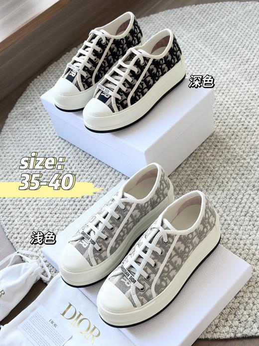 迪奥 经典老花帆布鞋 商品图0