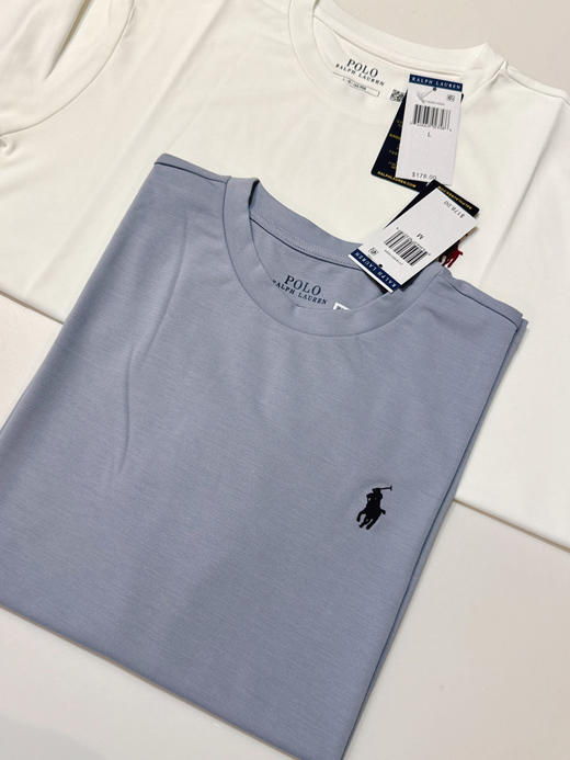 318-4  跑量特价 小马 男女同款 天丝棉 纯色圆领短袖 亲肤舒爽有弹力 商品图14