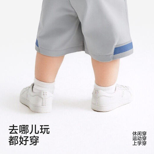 【商场同款】英氏男童夏季短裤新款儿童透气外穿休闲裤子男宝 商品图3