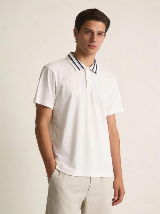 G2000男装SS26商场新款【凉感】全棉休闲短袖POLO衫61140074 商品图0