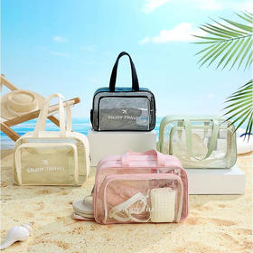 手提沙滩包有鞋仓