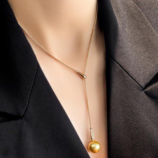 春日限定【抢先购】BAOFANDI宝梵迪 2026新款意大利轻奢风单颗珍珠流苏项链-mi_bba 商品图5