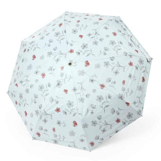 公主洋伞J9093小金钩彩胶系列黑胶伞 内花 商品图2