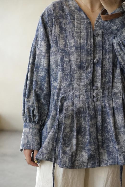 The last flower of the afternoon 细节感收腰上衣衬衫 商品图7