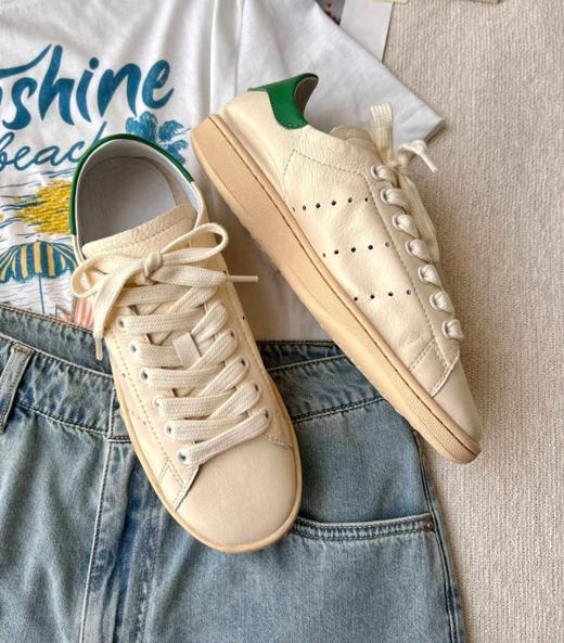 老米优品🎈福利款！超级软！《头层牛皮 复古软底徳训鞋》时髦单品人手一双！ 轻便休闲鞋，暴走无压力~ 商品图9