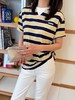 普拉达 26Ss新款条纹T恤（KX） 商品缩略图0