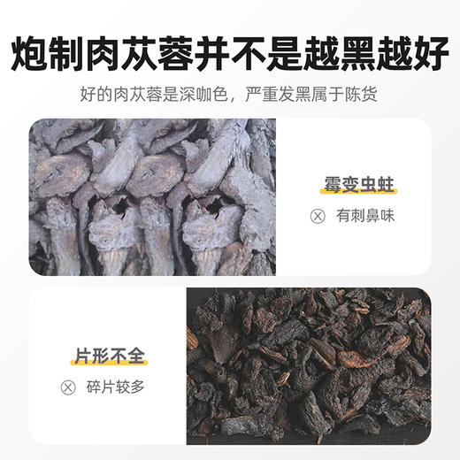 【杞里香内蒙古阿拉善肉苁蓉片250g】泡水配锁阳淫羊藿旗舰店麟纹明显 肉质肥厚 油性十足 商品图6