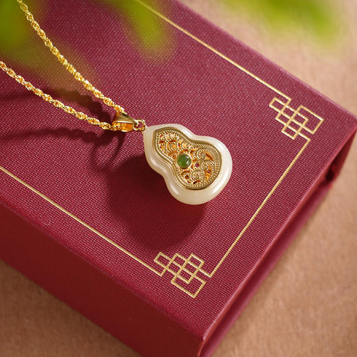 子佩集S925银【葫芦成诗】套链【DZ05515】纯银古法银可打开项链镀金2509 商品图5