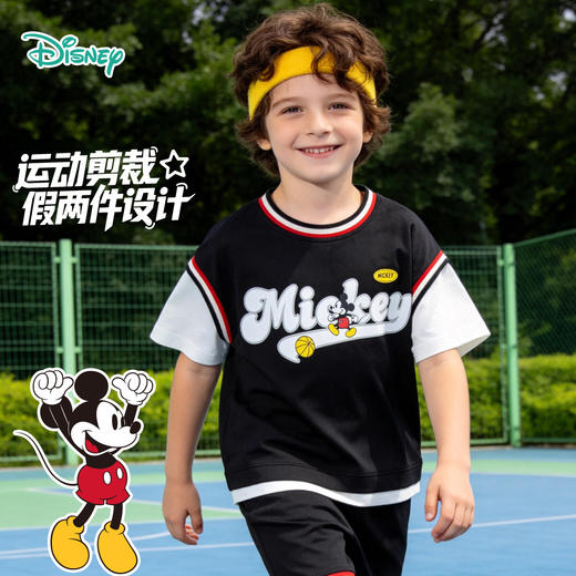 迪士尼玩转新生假两件夏日短袖T恤222DS0570 商品图4