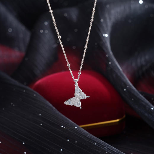 子佩集【百变闪蝶】S925银套链【V08831】时尚蝴蝶项链2509 商品图6