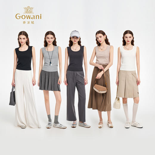 【多色可选】乔万尼夏季新品显瘦舒适背心EZ2H140 商品图5