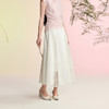 三彩【白云深处】2026夏季新款新中式高腰半身裙蕾丝A字裙长裙C 商品缩略图2