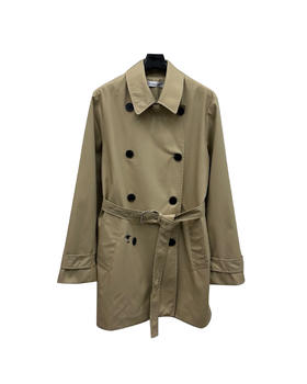 女款刺绣腰带风衣外套zh010