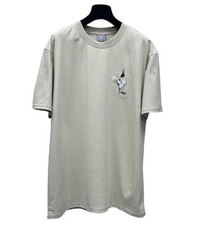 中性款立体刺绣短袖T恤zh010