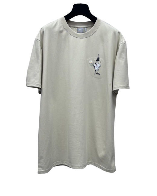 中性款立体刺绣短袖T恤zh010 商品图0