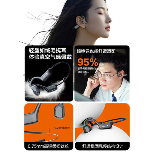 纽曼 骨传导蓝牙耳机BC-F3 PRo 商品图6