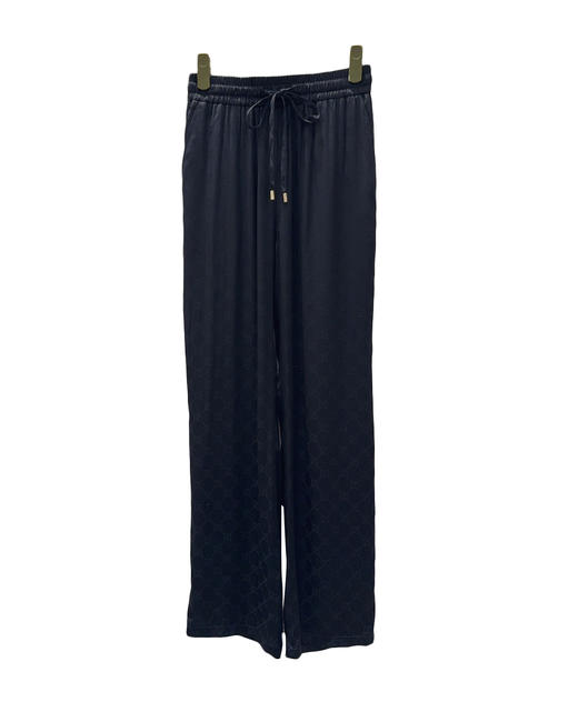 女款提花丝质长裤 可配套装he012 商品图0