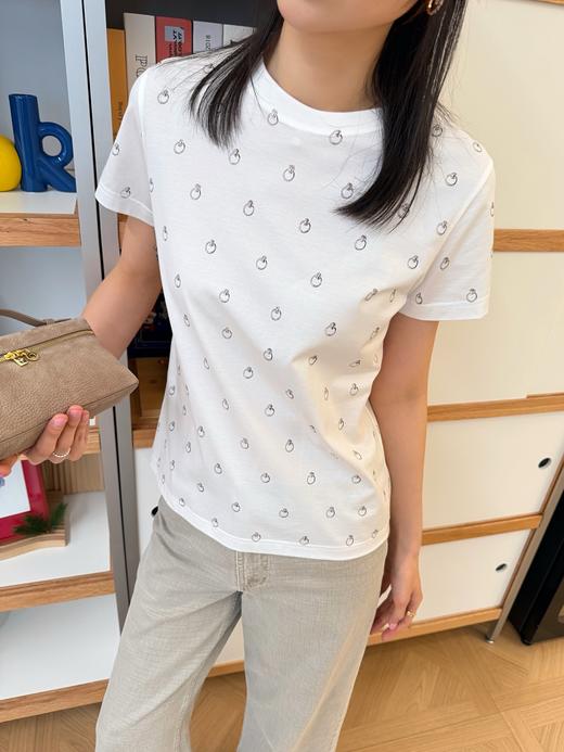 爱马仕 26Ss新款满印圆环T恤 商品图1