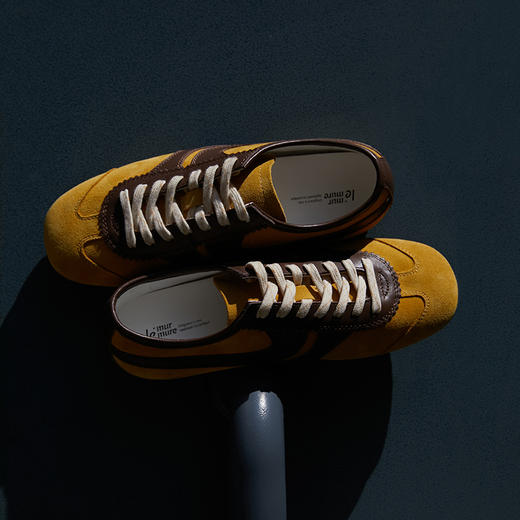 Le' Murmure 意大利进口胎牛毛美式复古系带德训鞋 商品图1