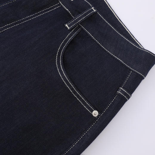 GXG男装【含桑蚕丝】26夏季简约休闲水洗直筒经典百搭男式牛仔裤K&C 商品图9