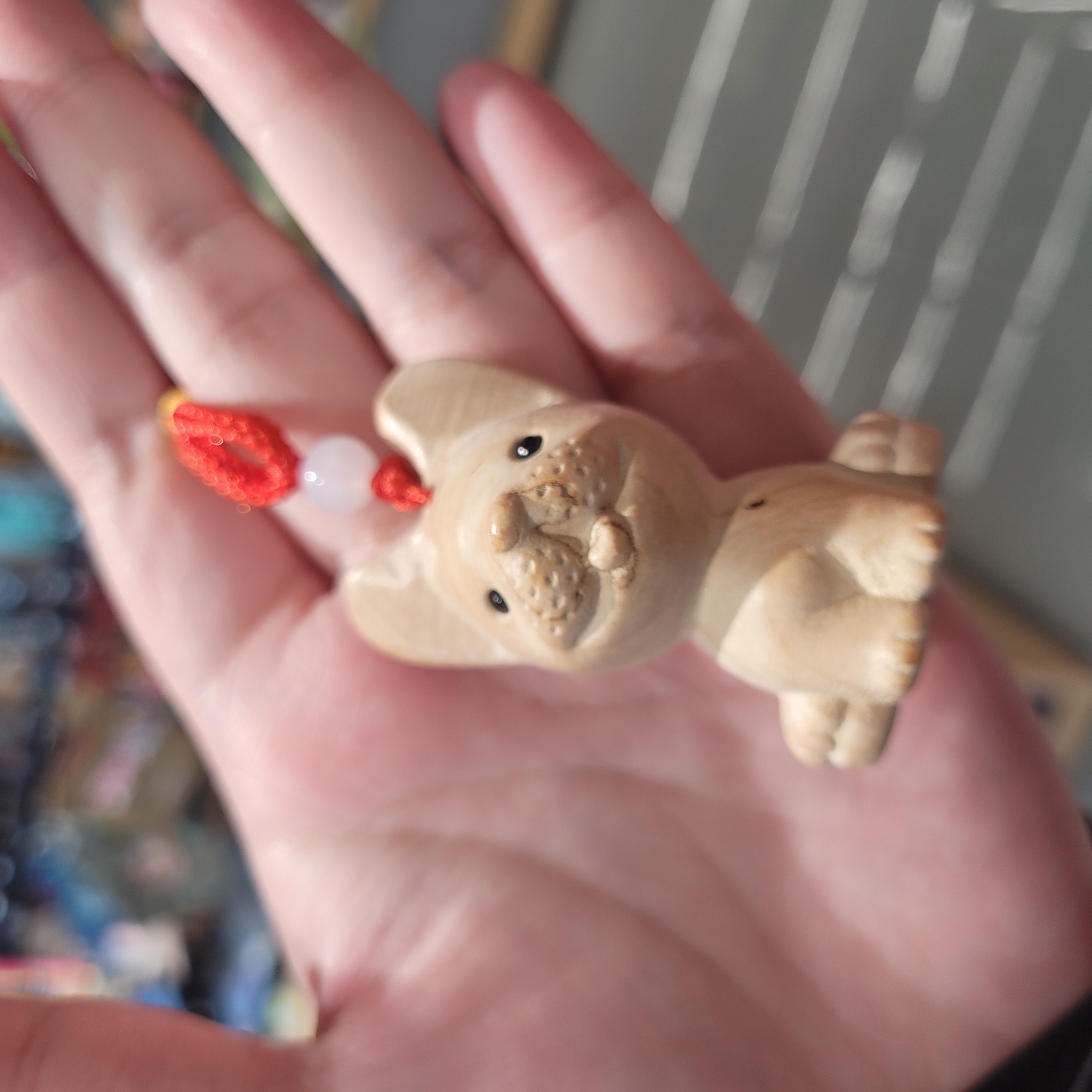 天然桃木十二生肖复古汽车钥匙扣男女鼠牛虎兔龙蛇年马羊猴鸡狗猪