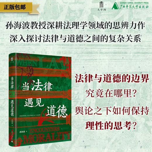 大学问·当法律遇见道德  孙海波/著 商品图0