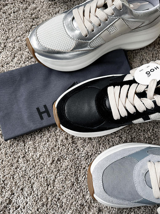 THS-限时 霍根 女士舒服到飞起的泡芙鞋 厚底增高运动鞋 3色 BZ1282 商品图4