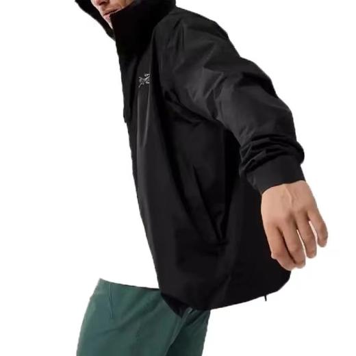 F031808男女情侣款春季户外防风休闲功能性薄款软壳梭织压胶连帽外套 商品图4