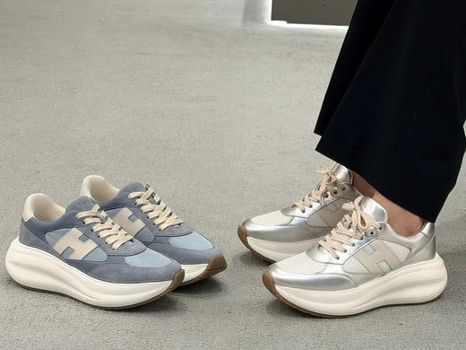 THS-限时 霍根 女士舒服到飞起的泡芙鞋 厚底增高运动鞋 3色 BZ1282 商品图2