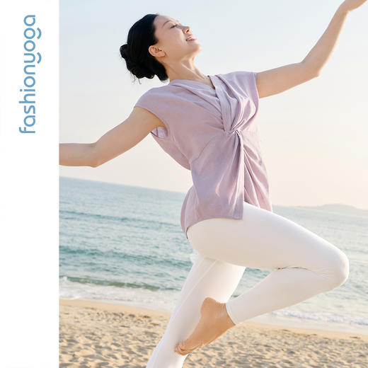 FM16309休闲禅风外搭短袖 商品图2