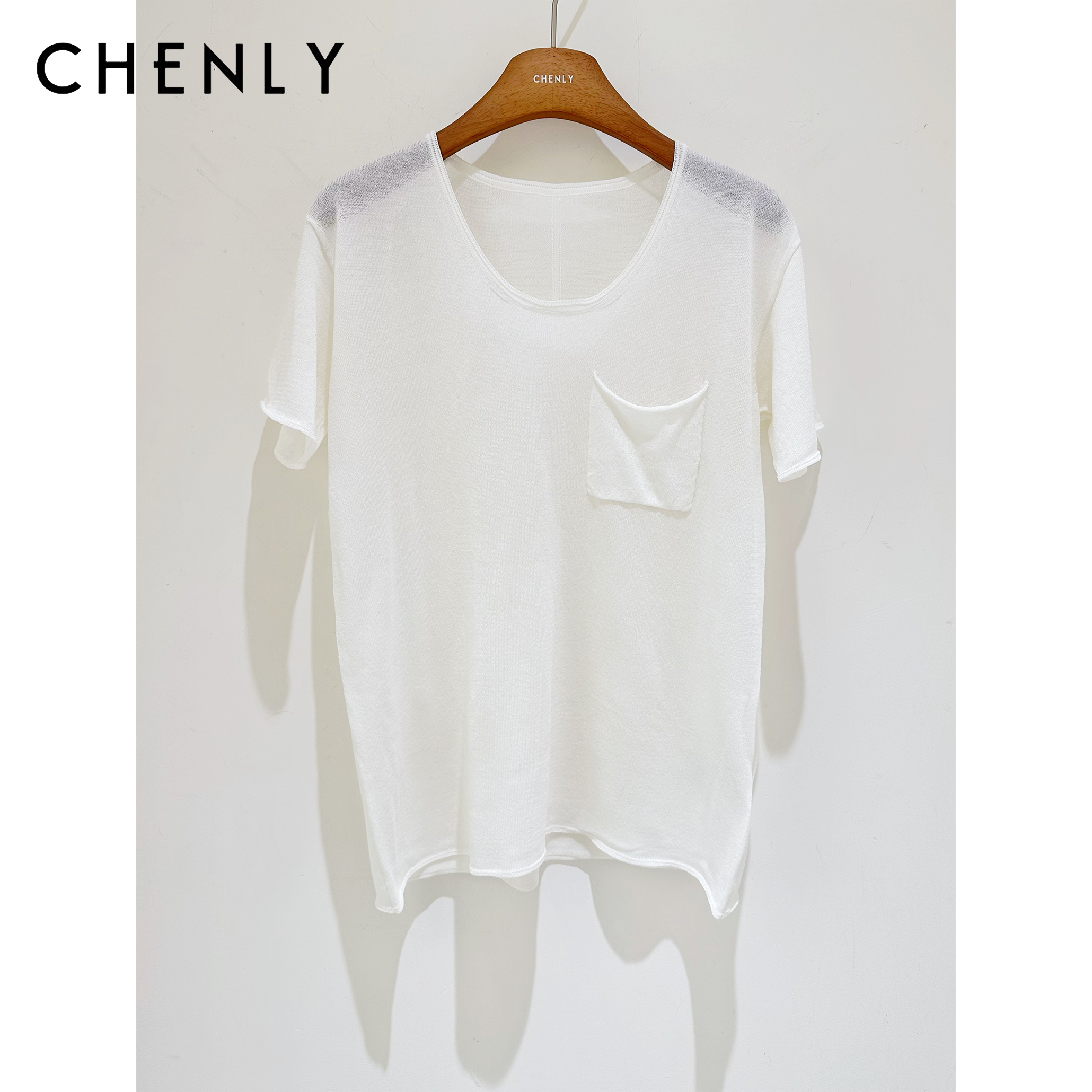 尘衣｜26SS春夏口袋亚麻混纺短袖