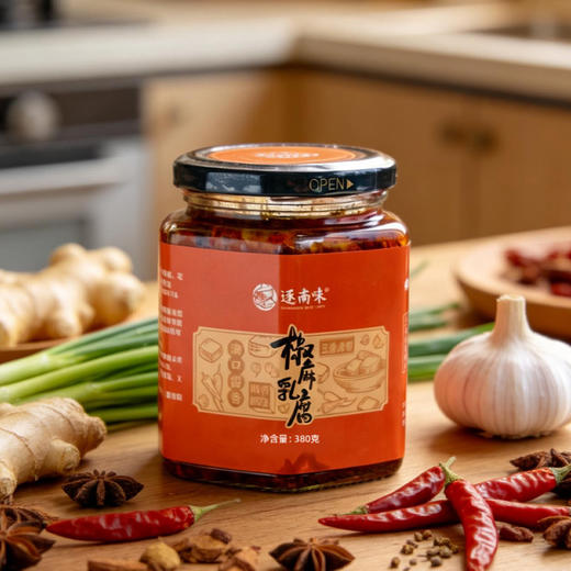 【逐南味】椒麻腐乳 柔软细腻 冰凉爽滑 入口即化 辣椒和花椒的美妙 每一口都让人陶醉其中 商品图0