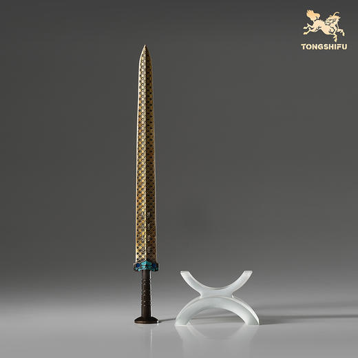 铜师傅《越王剑》古风越王勾践模型摆件 书房装饰收藏礼品工艺品 商品图6