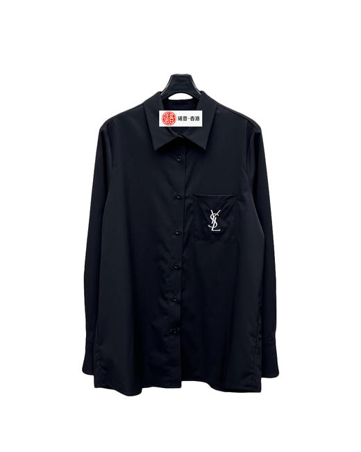 女款刺绣长袖衬衫he024 商品图0