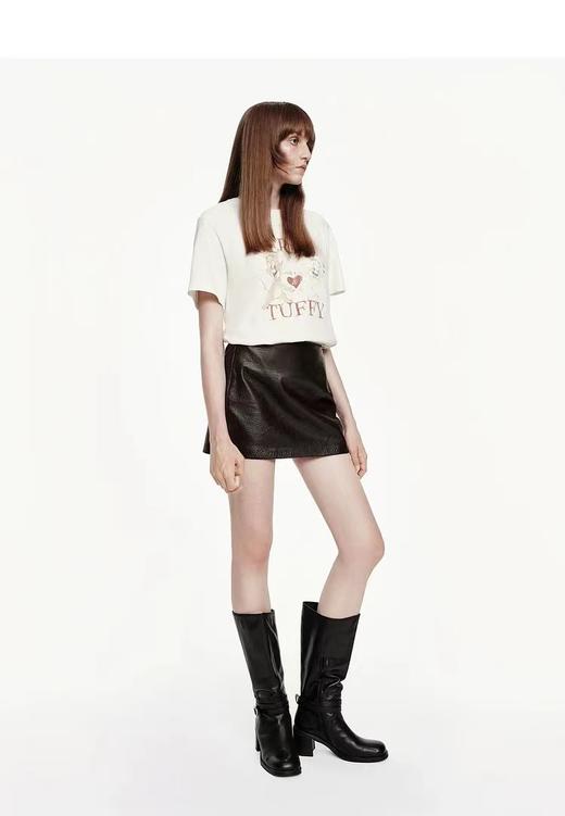 F0318114新品猫和老鼠联名系列斑驳洗旧棉质短袖T恤 商品图2