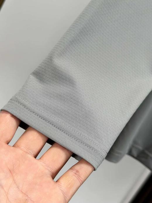 F031854春季跑步运动速干透气紧身立领开链长袖T恤 商品图6